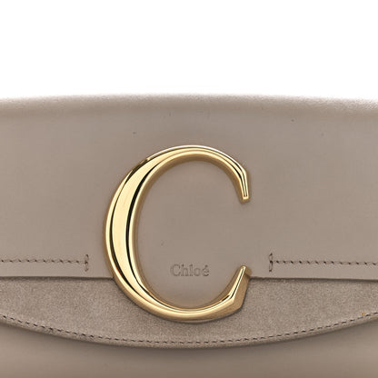 Chloe Calfskin Suede C Belt Bag Motty Grey 8 of 13