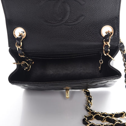 Chanel Caviar Quilted Mini Square Flap Black 5 of 8