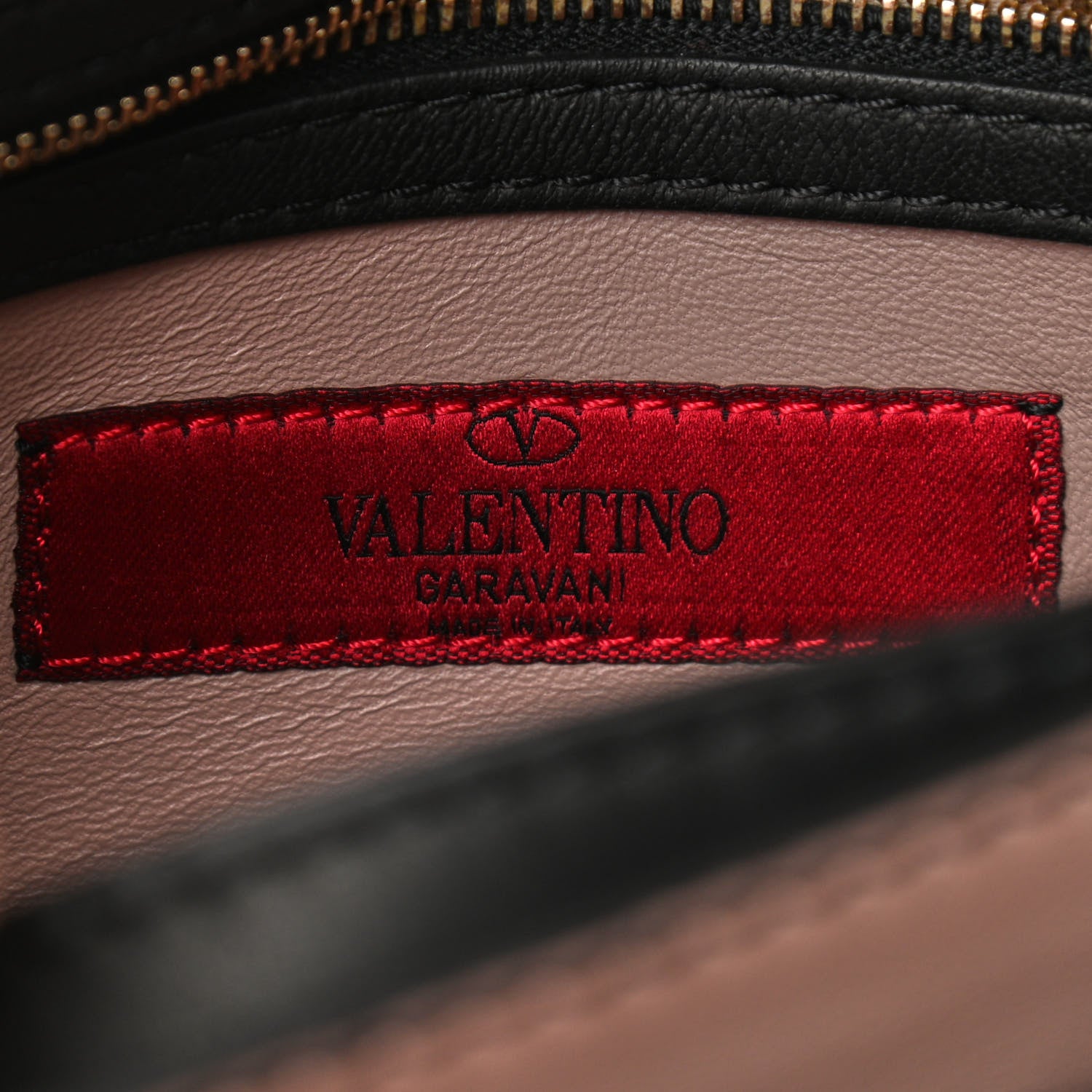 Valentino Garavani Nappa Rockstud Wristlet Clutch Black 6 of 9