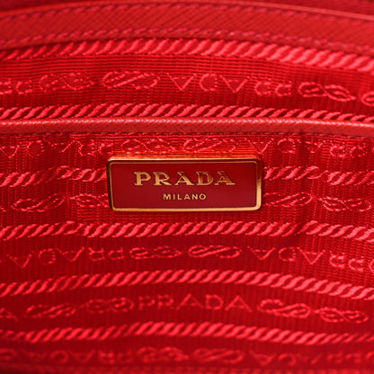 Prada Saffiano Large Galleria Double Zip Tote Fuoco 6 of 8