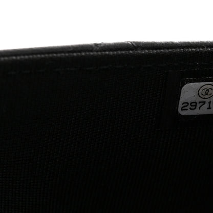 Chanel Lambskin Quilted Wallet On Chain WOC Black 7 of 11