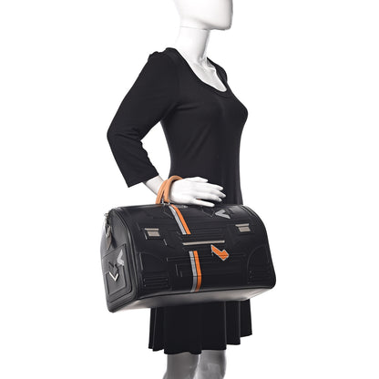 Louis Vuitton Epi Spaceship Embossed Speedy 40 Black 2 of 9