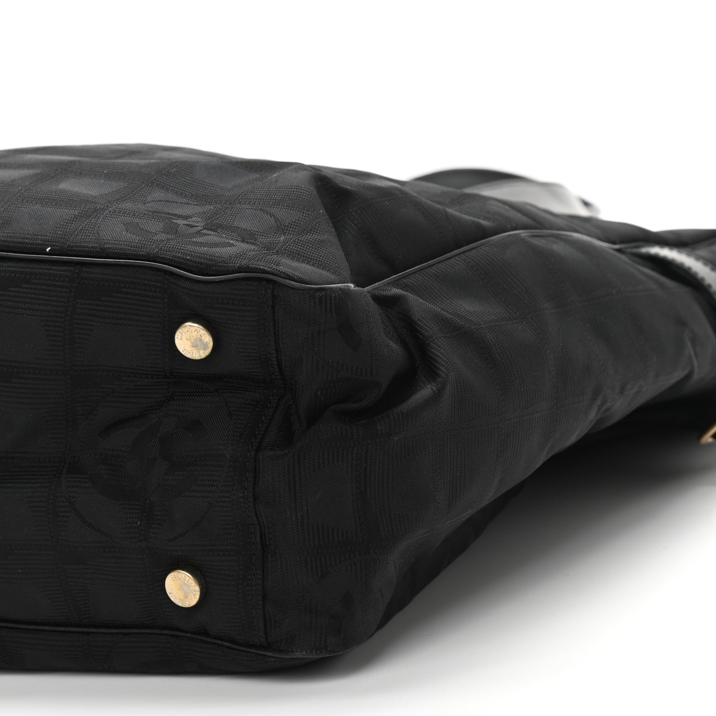 Nylon Medium Travel Tote Black