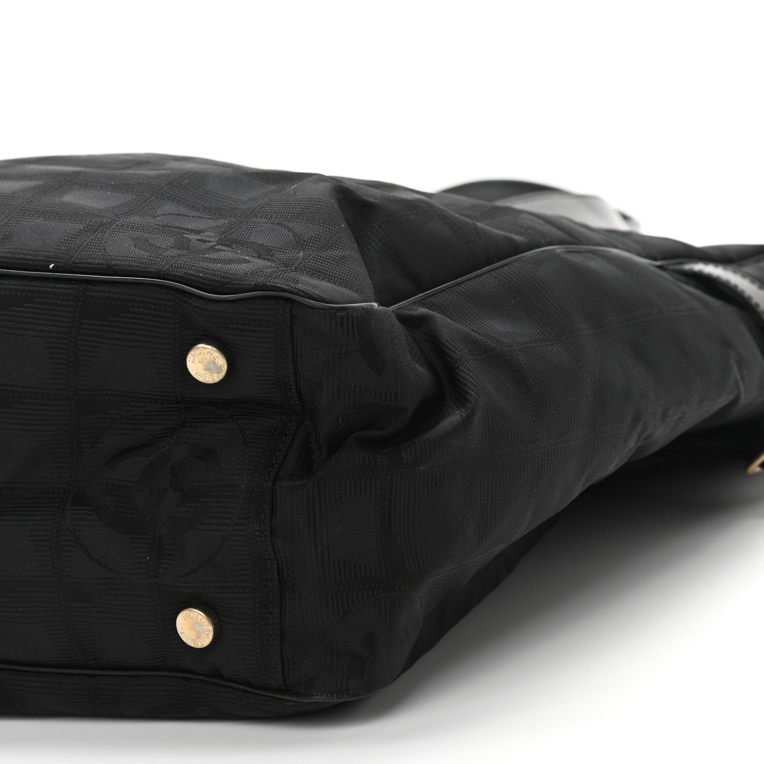 Chanel Nylon Medium Travel Tote Black 10 of 12