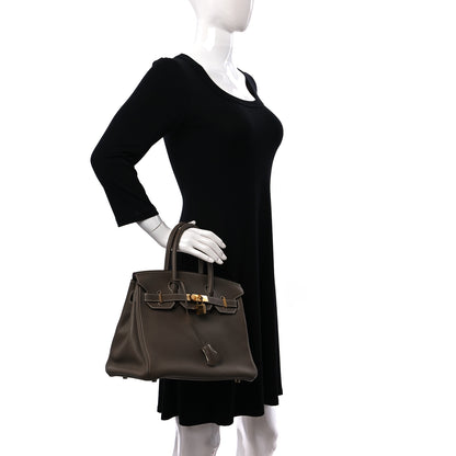 Hermes Togo Birkin 30 Etoupe 2 of 9