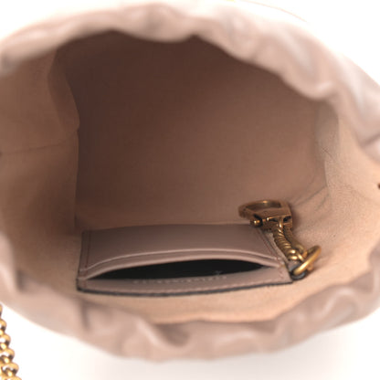 Gucci Calfskin Matelasse Mini GG Marmont 2.0 Bucket Bag Porcelain Rose 4 of 9