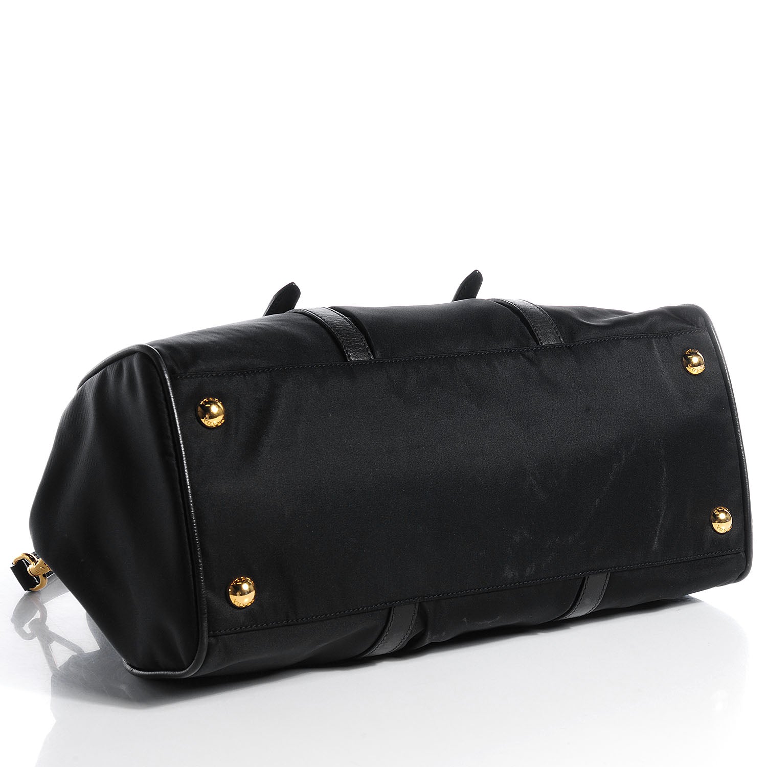 Prada Tessuto Nylon Shopping Satchel Black 4 of 9