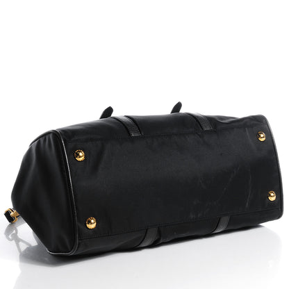 Prada Tessuto Nylon Shopping Satchel Black 4 of 9