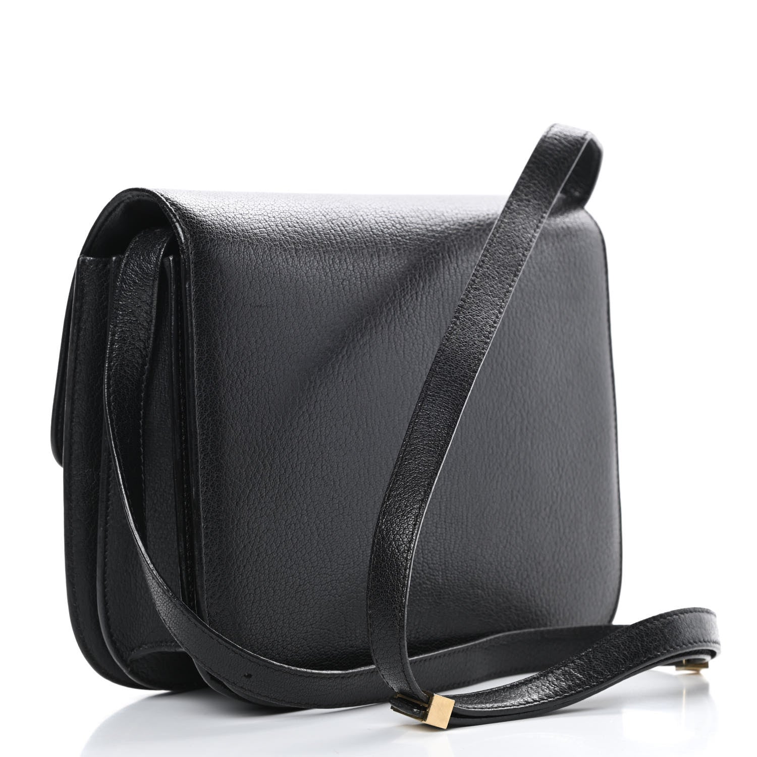 Celine Goatskin Medium Classic Box Flap Bag Black 3 of 13
