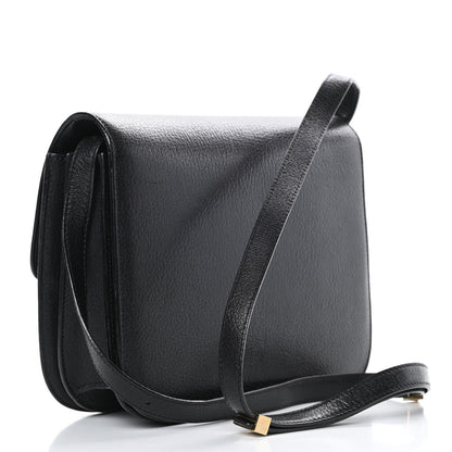 Celine Goatskin Medium Classic Box Flap Bag Black 3 of 13