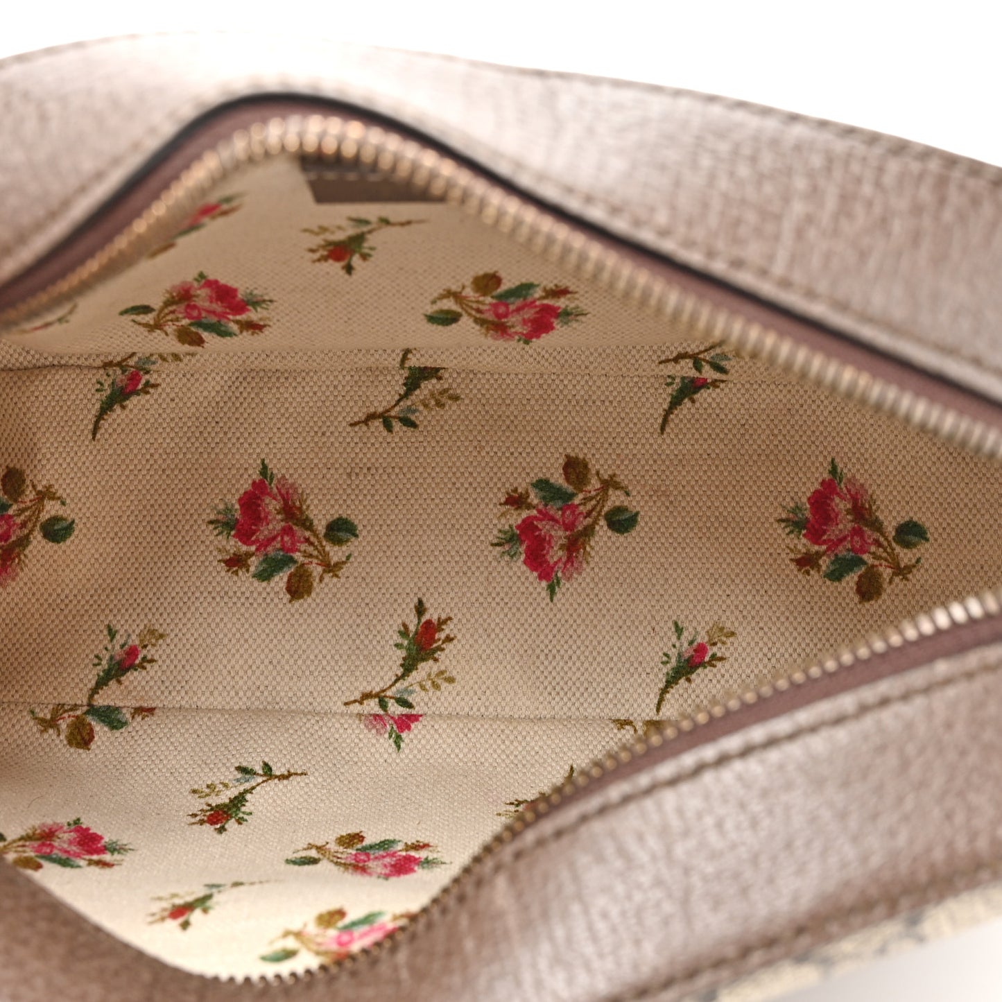 GG Supreme Monogram Web Neo Vintage Shoulder Bag Beige New Acero Crop