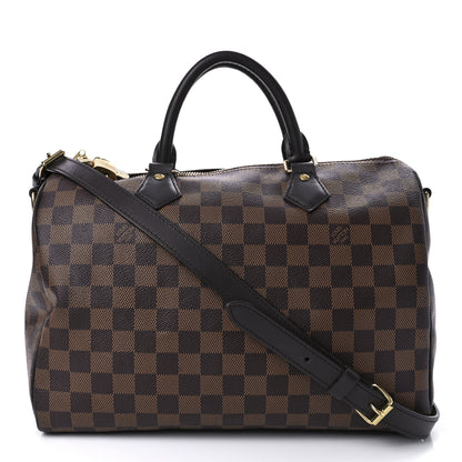 Louis Vuitton Damier Ebene Speedy Bandouliere 30 1 of 10