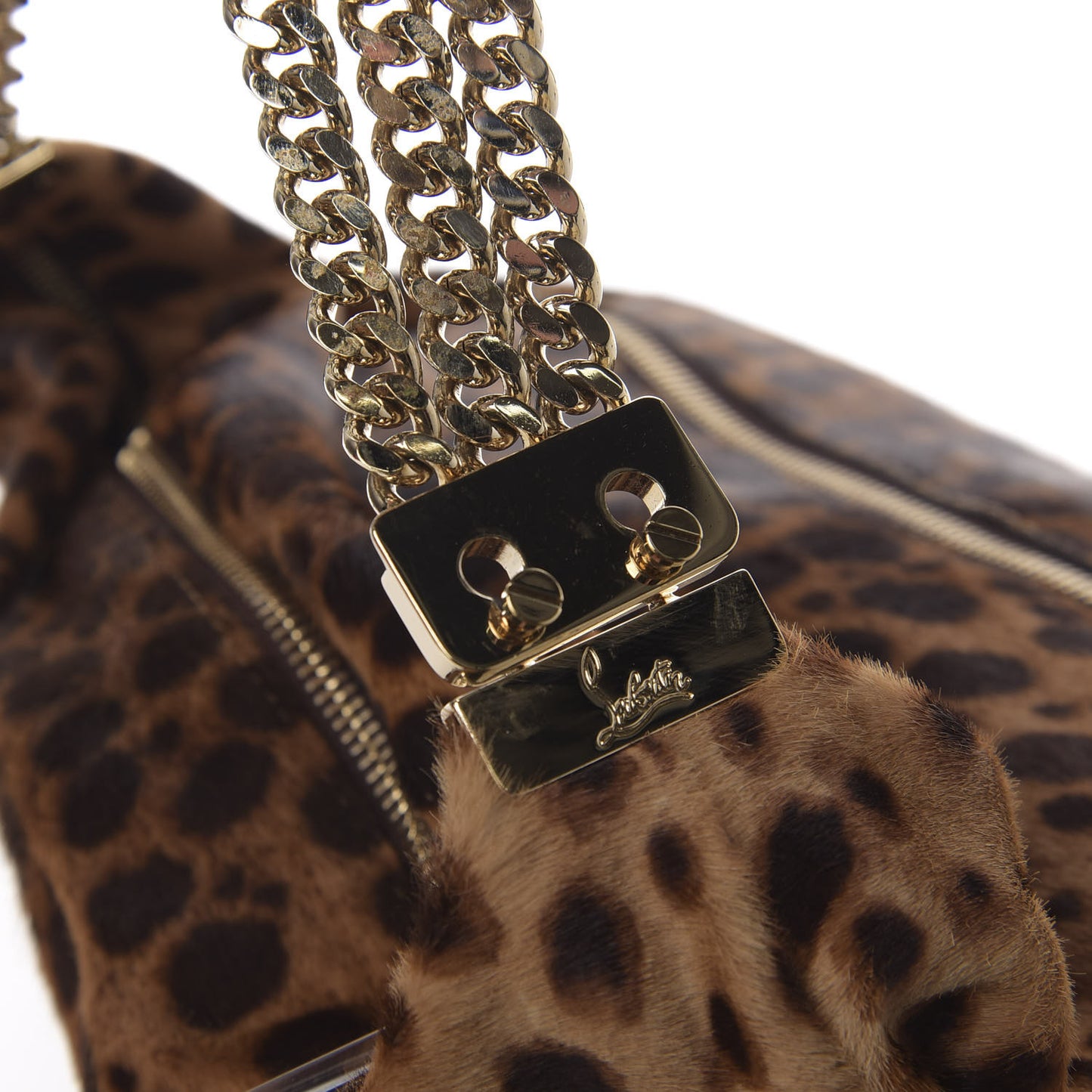 Pony Hair Leopard Print Medium Marianna Hobo