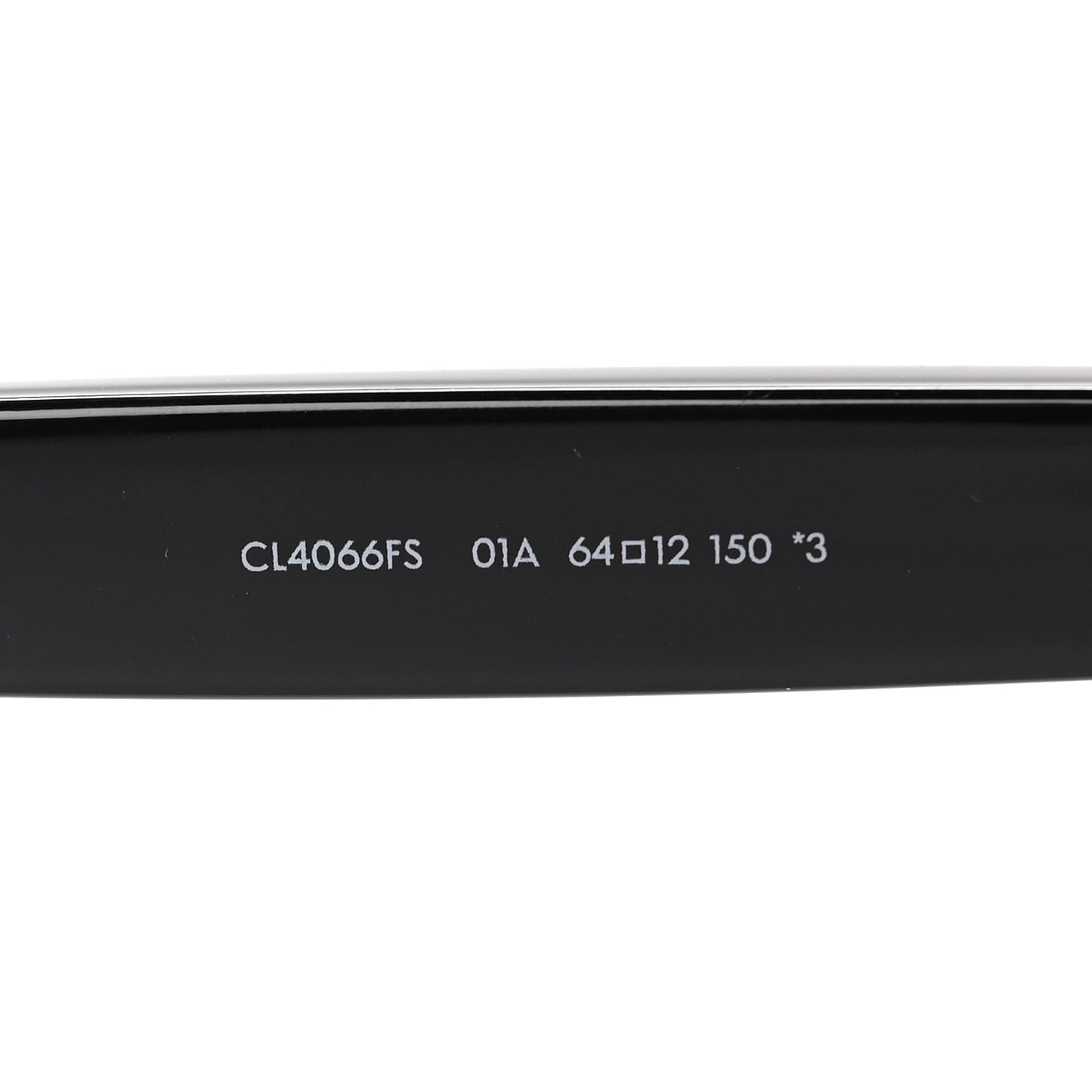 Acetate Crystal Sunglasses CL4066FS Black