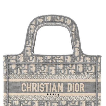 Christian Dior Oblique Mini Book Tote Grey Multicolor 8 of 11