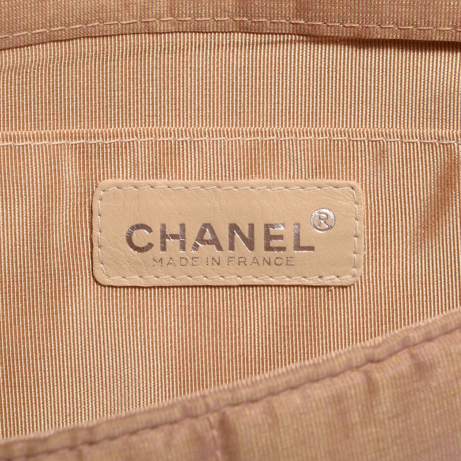 Chanel Iridescent Nylon Mademoiselle Flap Beige 6 of 8