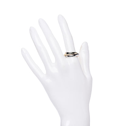 Cartier 18K Pink Yellow White Gold Small Trinity Ring 58 8.25 2 of 5