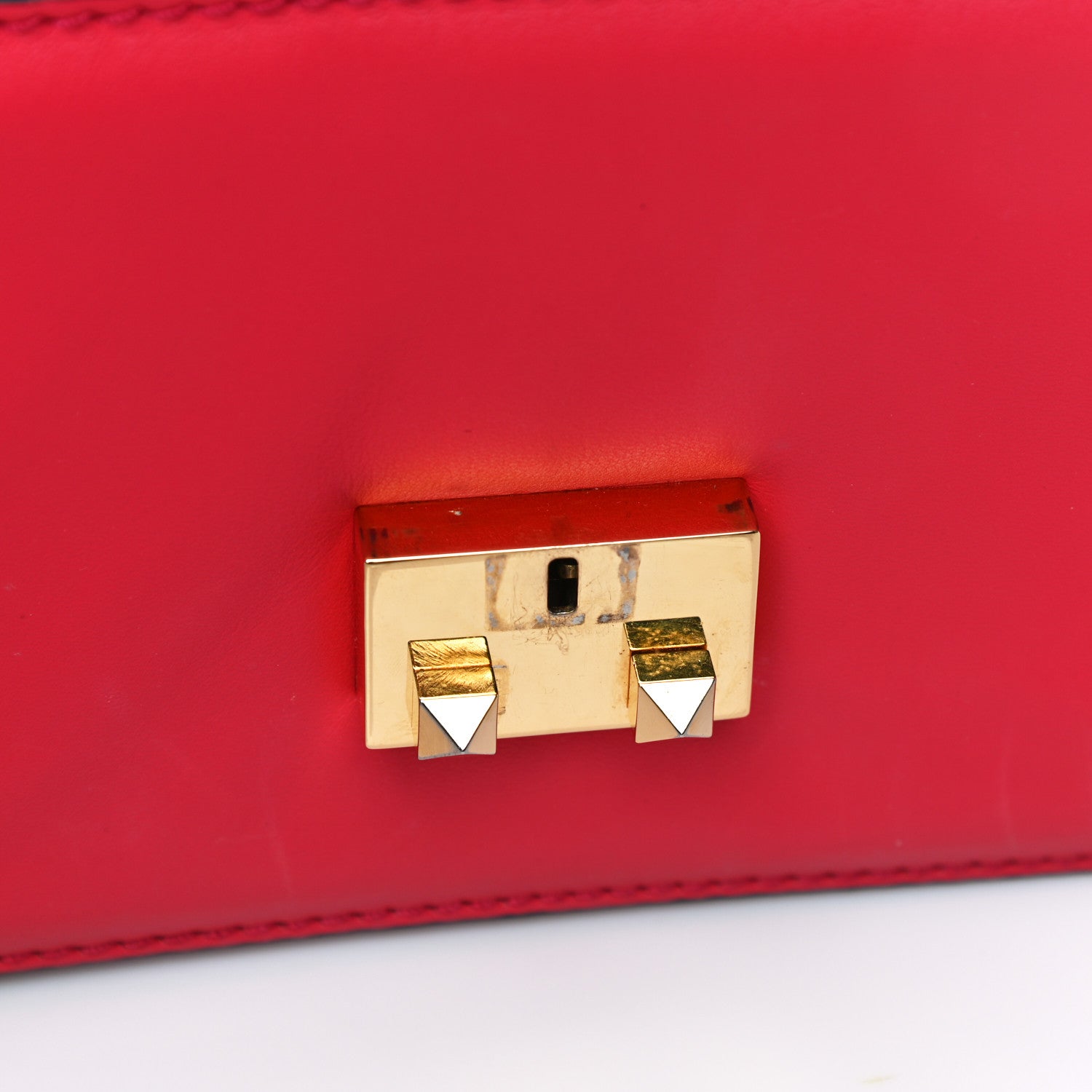 Valentino Garavani Vitello Multichain Shoulder Bag Red 8 of 10