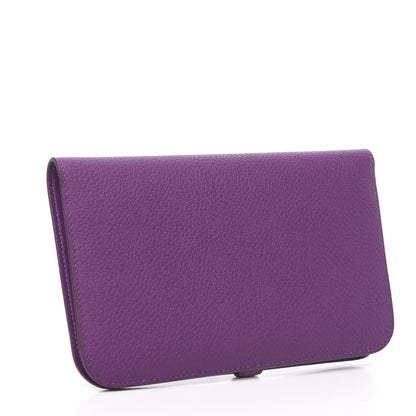Hermes Togo Dogon Duo Wallet Anemone 2 of 8