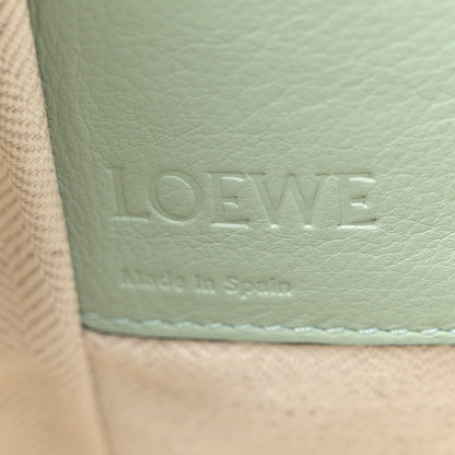 Loewe Calfskin Gingham Small Hammock Shoulder Bag Pink Green 6 of 12