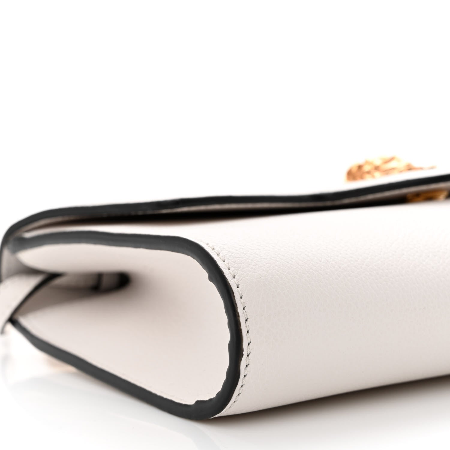 Versace Grained Calfskin La Medusa Crossbody Bag White 8 of 9