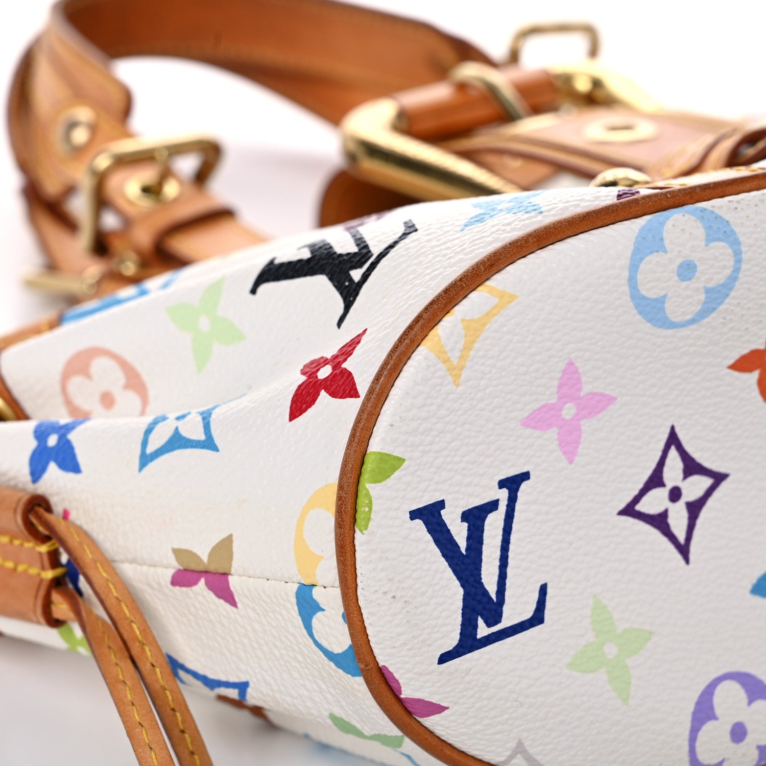 Louis Vuitton Monogram Multicolor Theda GM White 7 of 32