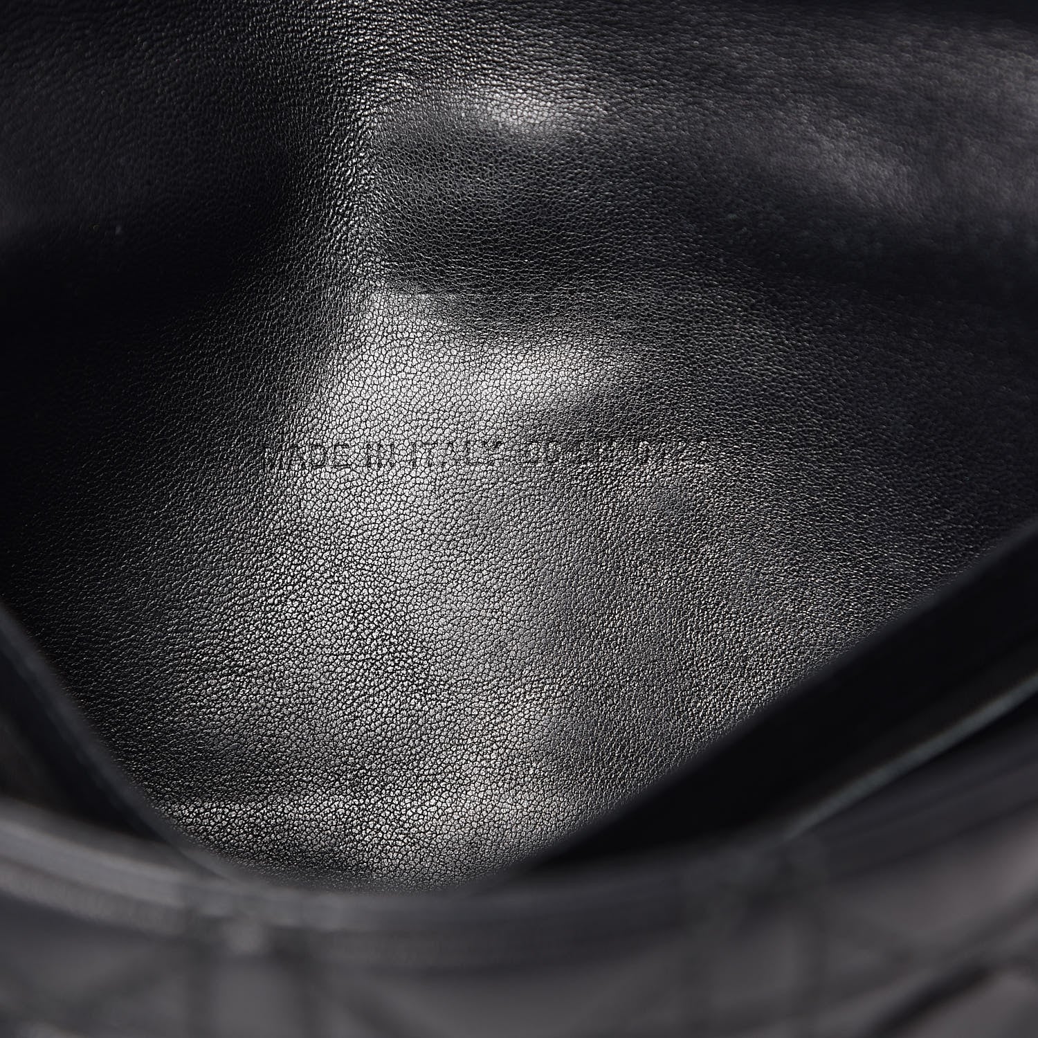 Christian Dior Lambskin Cannage New Lock Pouch Black 6 of 17