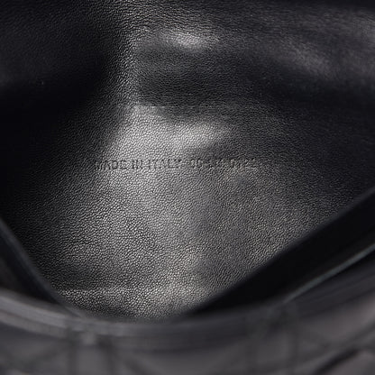 Christian Dior Lambskin Cannage New Lock Pouch Black 6 of 17