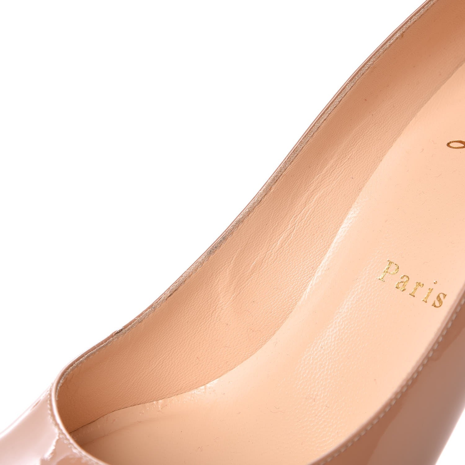 Christian Louboutin Patent New Simple 85 Pumps 39.5 Nude 8 of 10