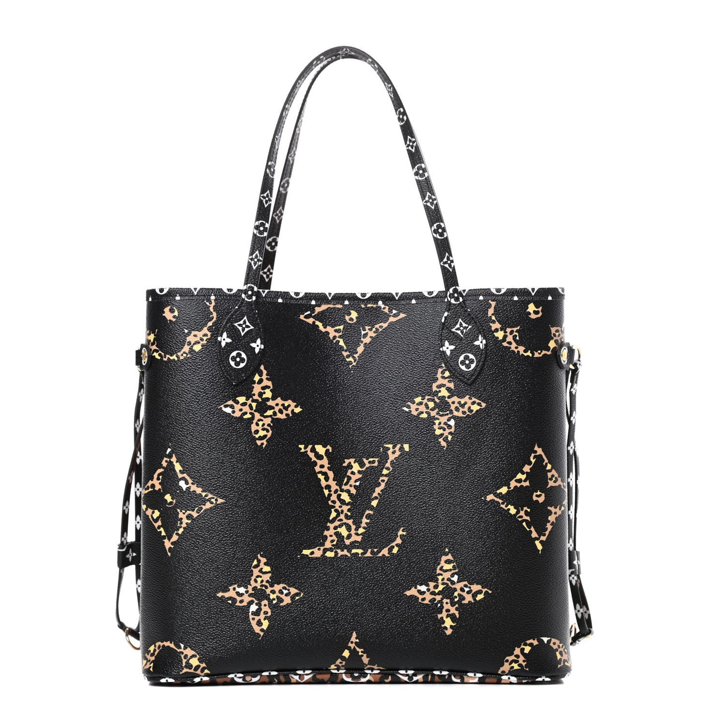 Monogram Giant Jungle Neverfull MM Black