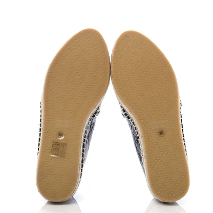 Gucci Guccissima Signature Espadrilles 35 Black 5 of 9