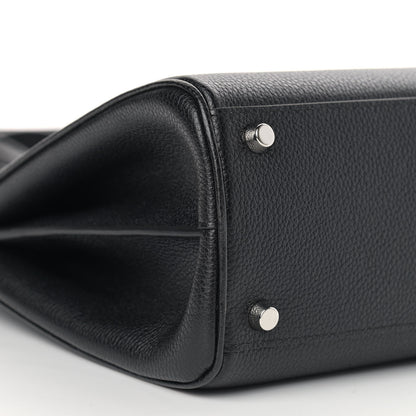 Gucci Grainy Calfskin Small Zumi Top Handle Bag Black 9 of 10