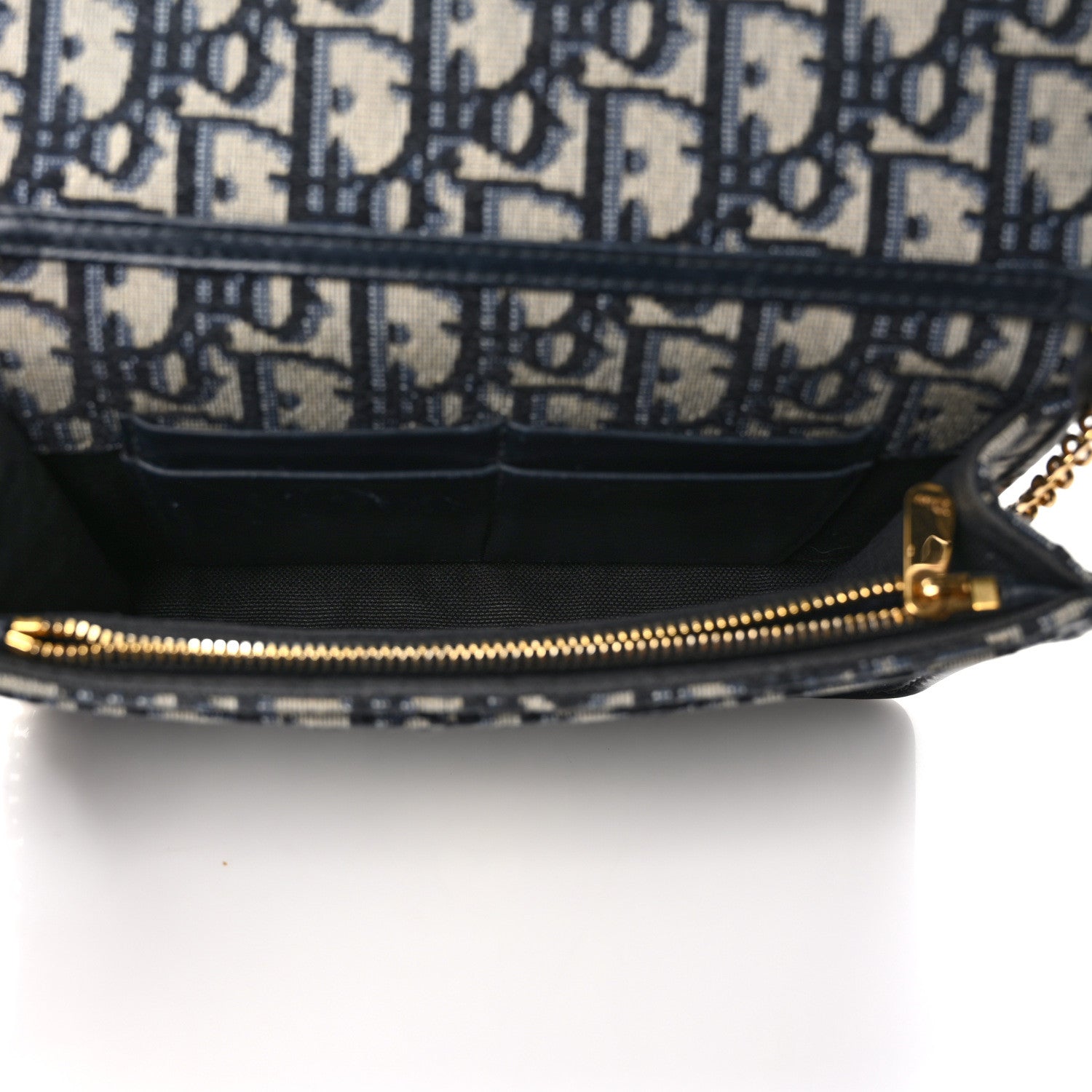 Christian Dior Oblique 30 Montaigne 2-In-1 Pouch Blue 5 of 10