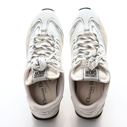 Christian Dior Calfskin Nylon Womens D-Sketch Sneakers 41 White 2 of 8