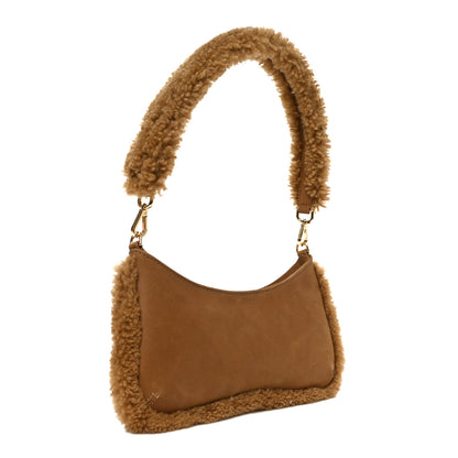 Jacquemus Suede Shearling Le Bisou Doux Camel 3 of 9