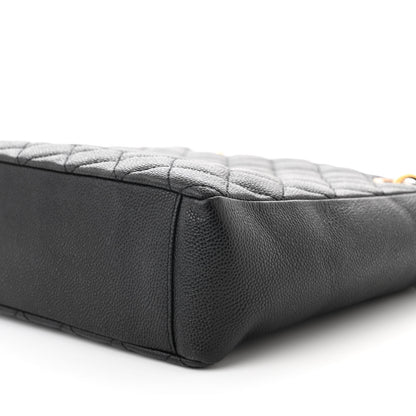 Chanel Caviar Quilted Petit Shopping Tote PST Black 10 of 10