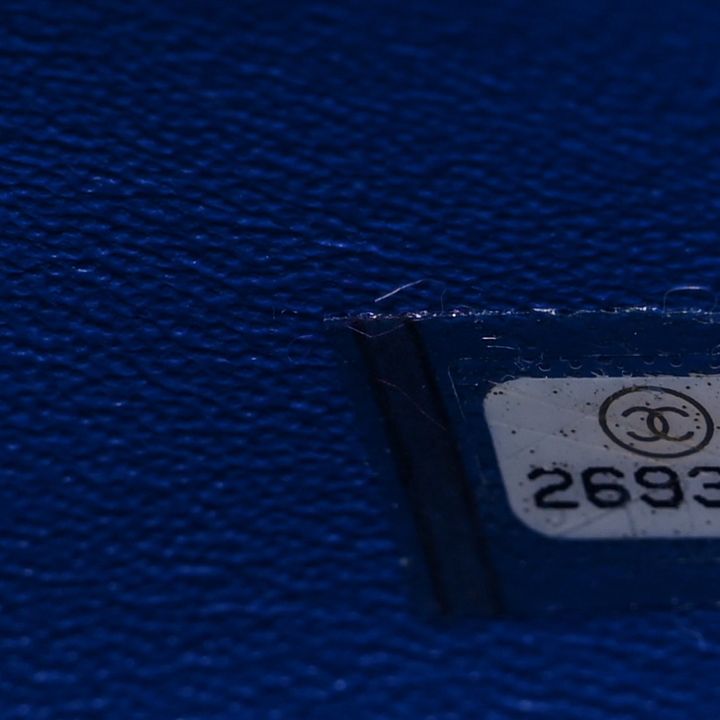 Lambskin Quilted Mini Square Flap Blue