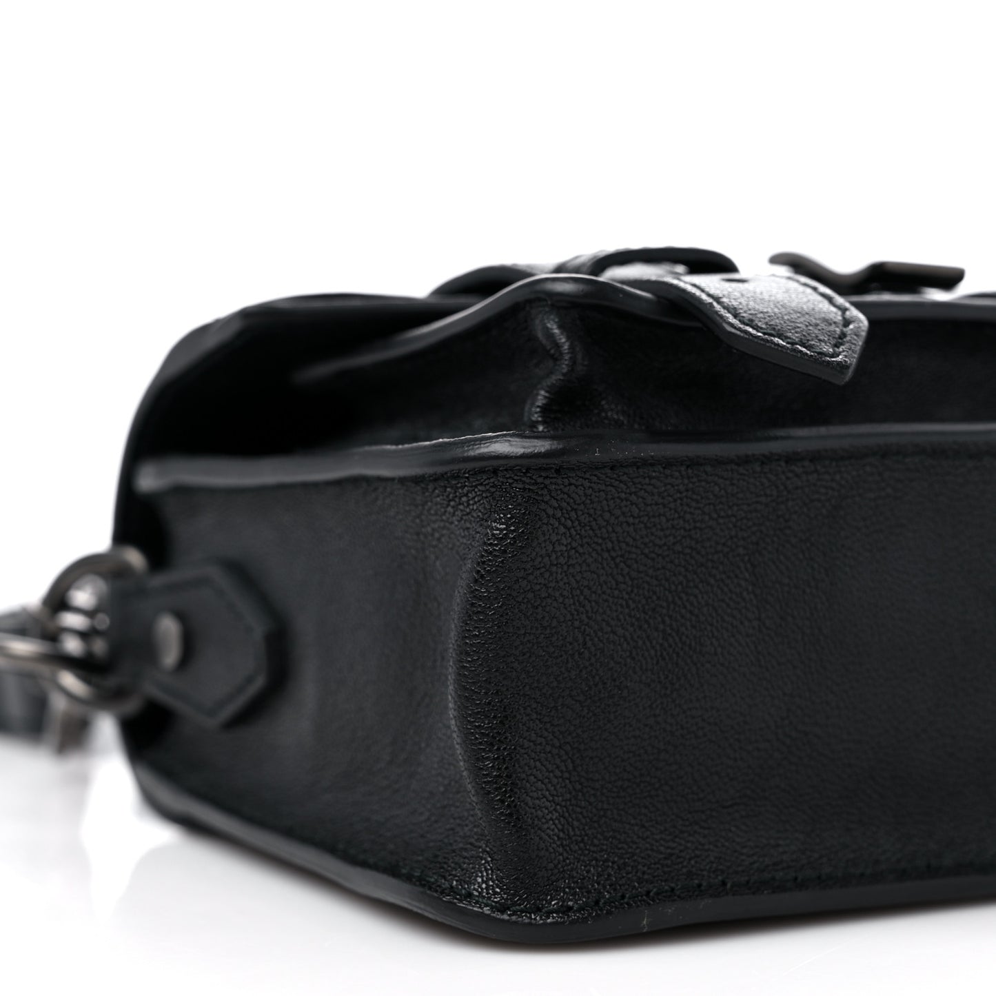 Lambskin Micro PS1 Satchel Black