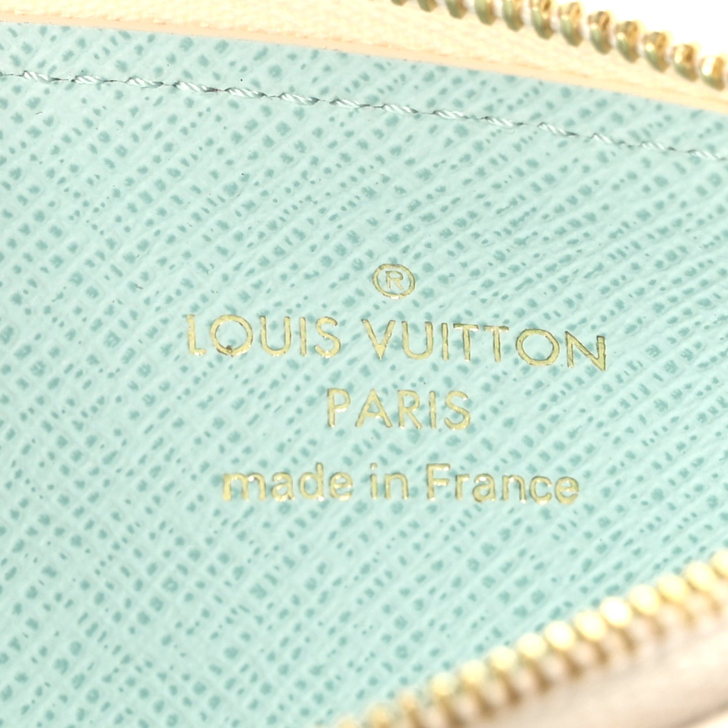 Damierlicious Zipped Romy Card Holder Pistachio Green