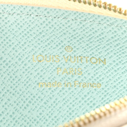 Louis Vuitton Damierlicious Zipped Romy Card Holder Pistachio Green 6 of 6