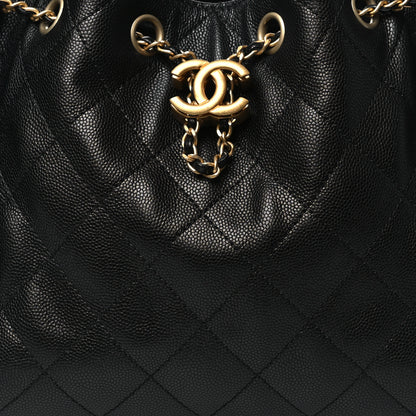 Chanel Caviar Quilted Small Chanel 25 Handbag Black 8 of 10