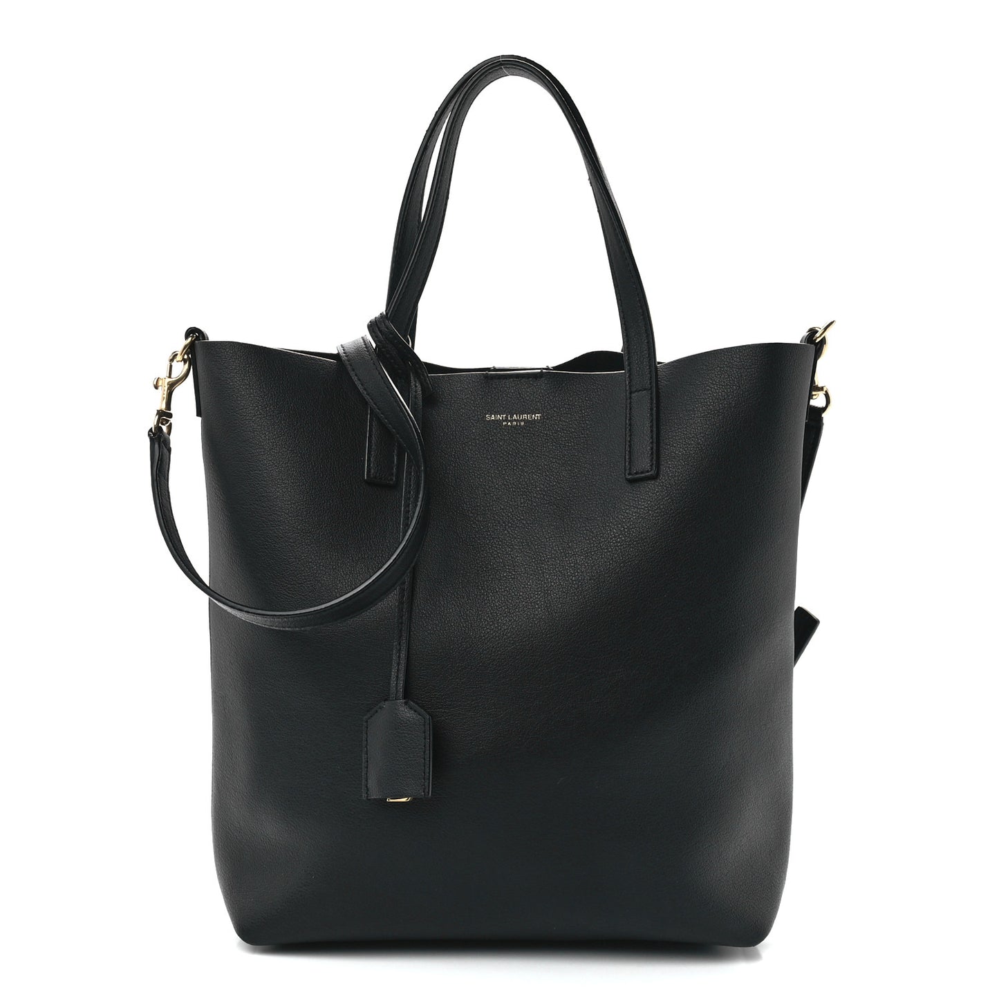 Calfskin Toy Shopping Tote Black