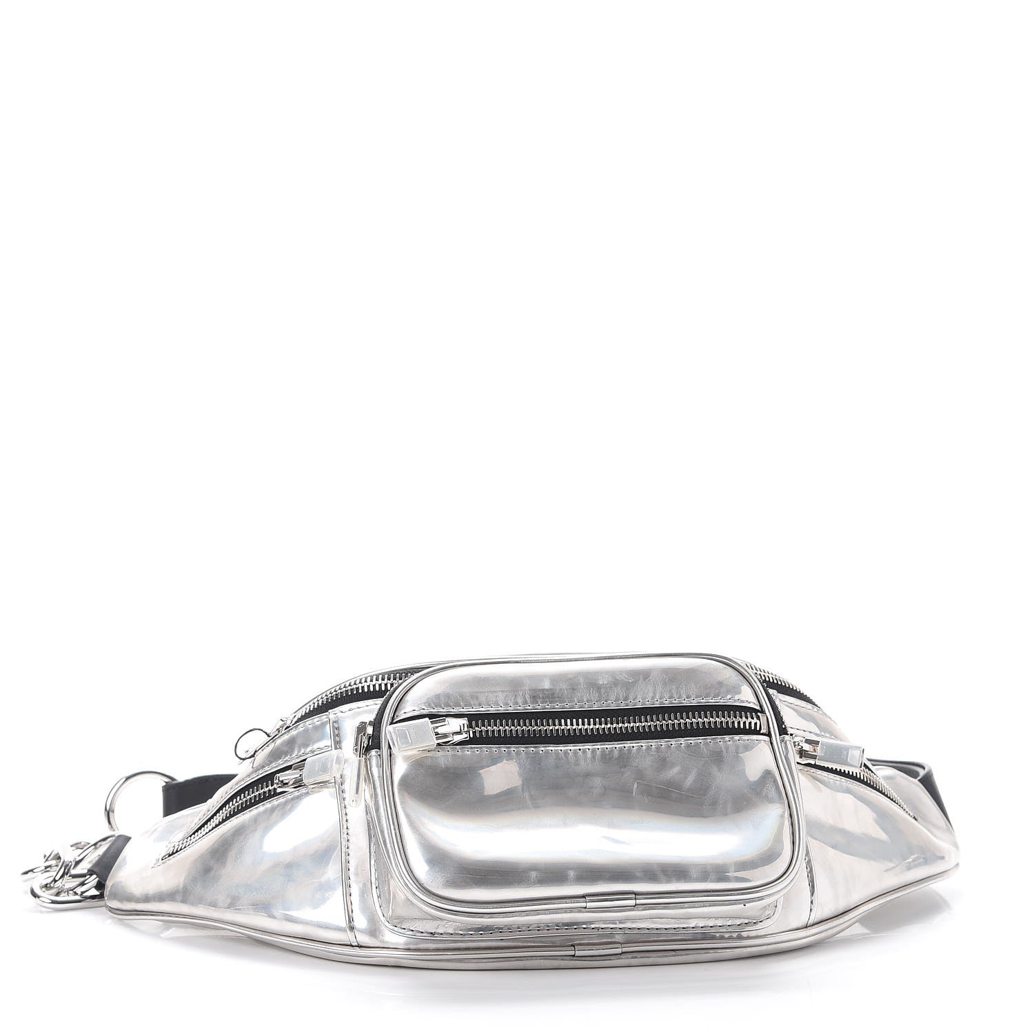 Alexander Wang Mirror Mini Attica Chain Fanny Pack Belt Bag Silver 5 of 10