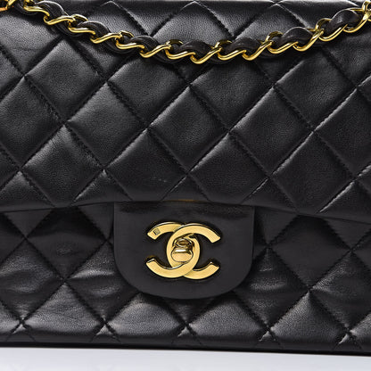 Chanel Lambskin Quilted Small Double Flap Black 11 of 17