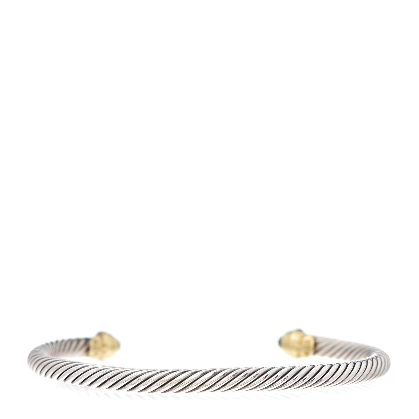 Sterling Silver 18K Yellow Gold Peridot 4mm Cable Kids Birthstone Bracelet