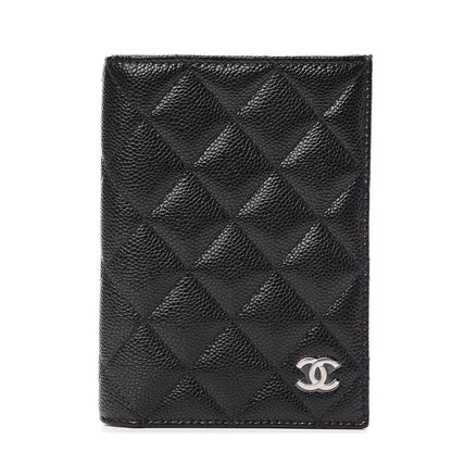 Chanel Caviar Quilted Passport Holder Black 1 of 6