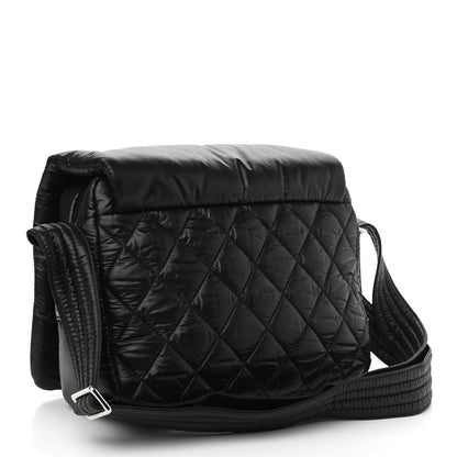 Chanel Nylon Small Coco Cocoon Messenger Bag Black 3 of 10