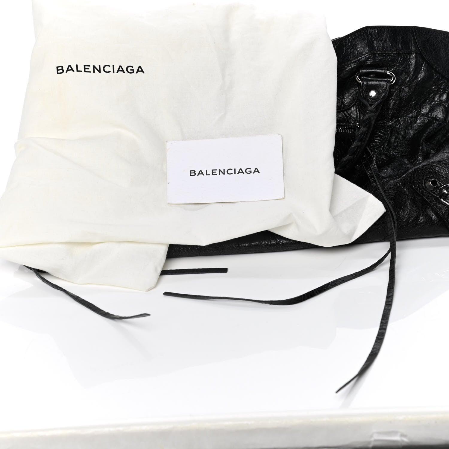 Balenciaga Agneau Classic Silver Hardware City Black 21 of 21
