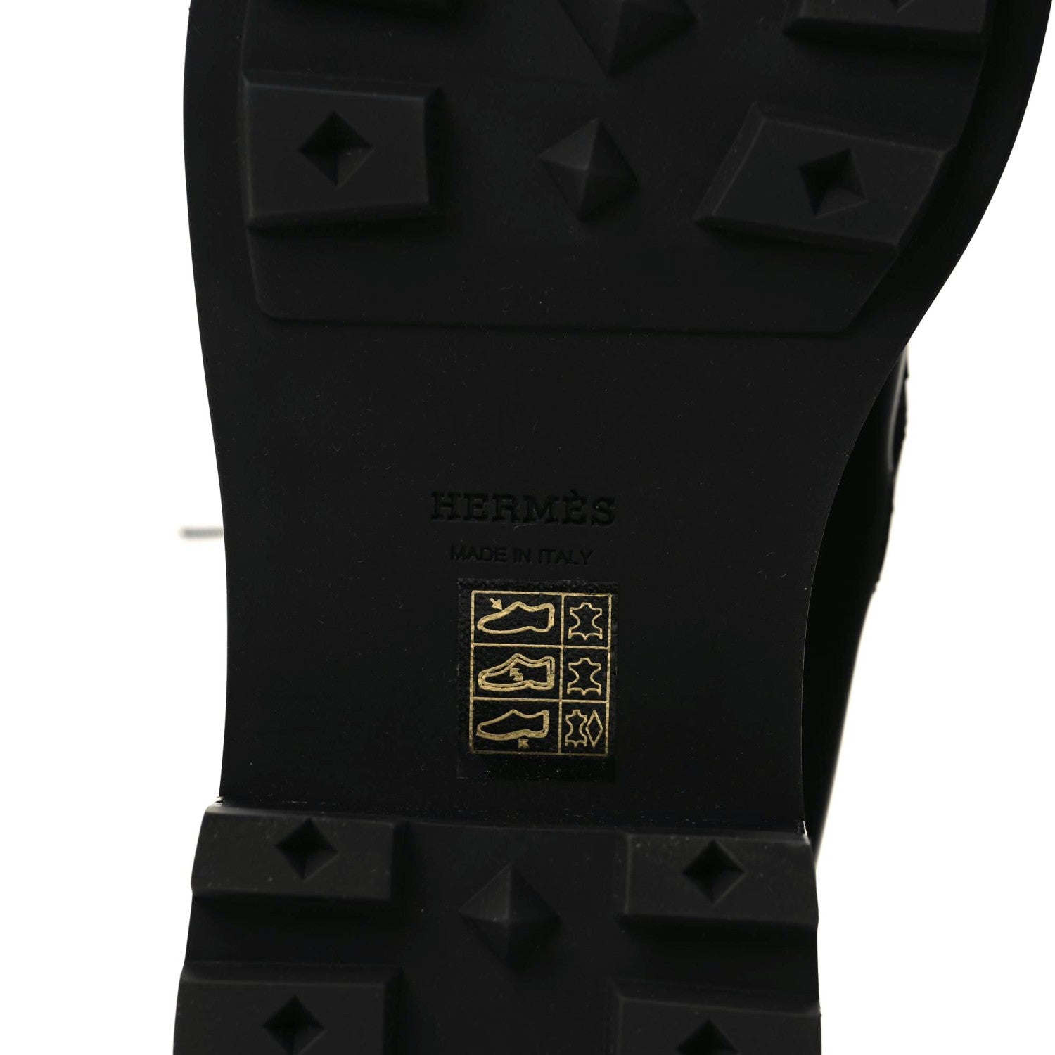 Hermes Glossed Calfskin Funk Ankle Boots 38 Black 7 of 10