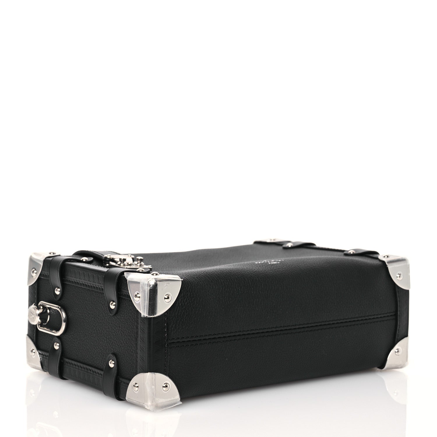 Louis Vuitton Calfskin Side Trunk MM Black 4 of 15